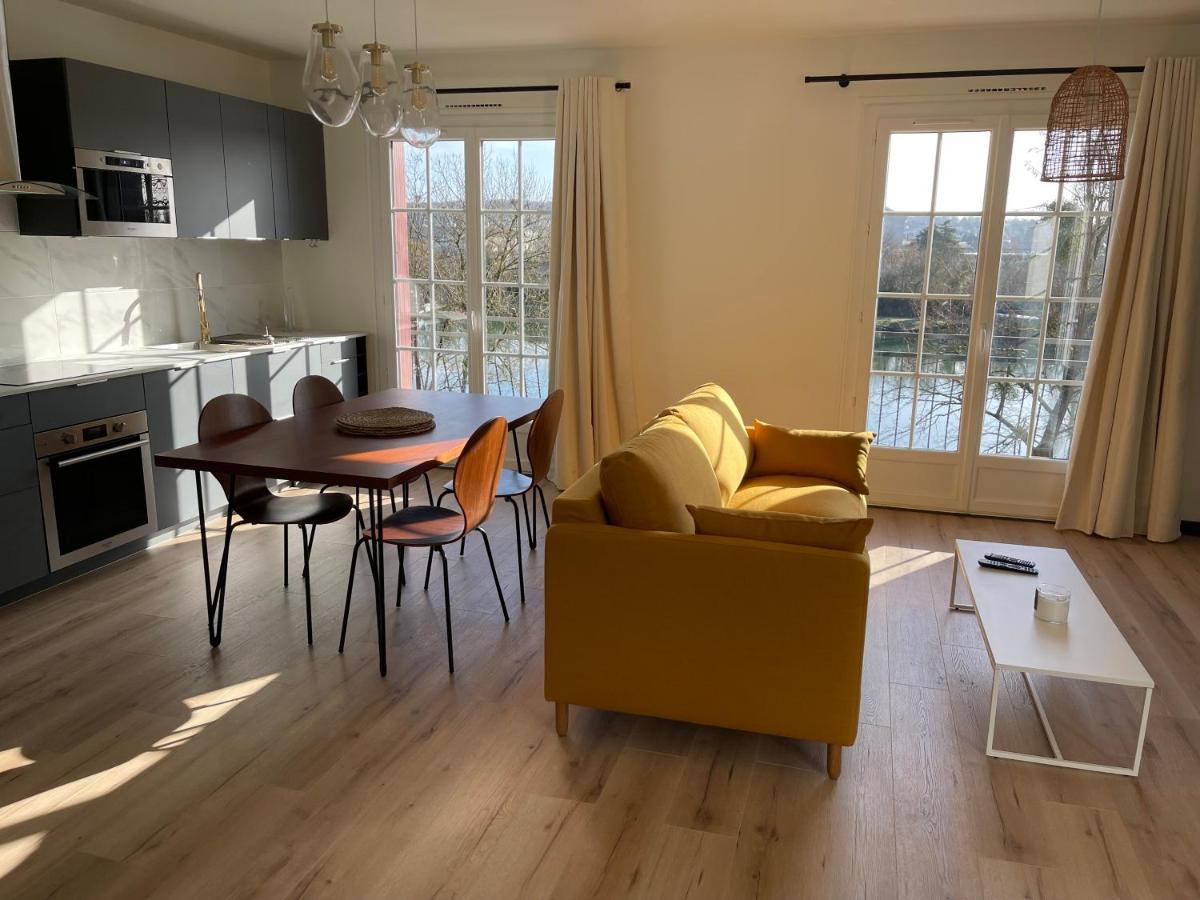 Ambiance Seine, Appartement Lumineux En Bordure De Seine - Chouette Thomery Dış mekan fotoğraf